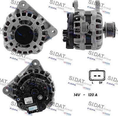 Sidat A12BH0290 - Alternateur droxauto.com