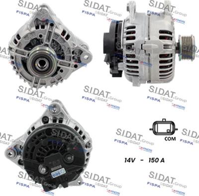 Sidat A12BH0291 - Alternateur droxauto.com