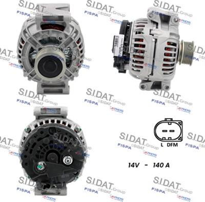 Sidat A12BH0241A2 - Alternateur droxauto.com