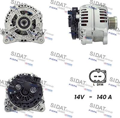 Sidat A12BH0255A2 - Alternateur droxauto.com