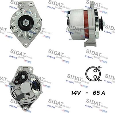 Sidat A12BH0253A2 - Alternateur droxauto.com