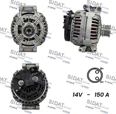 Sidat A12BH0270A2 - Alternateur droxauto.com