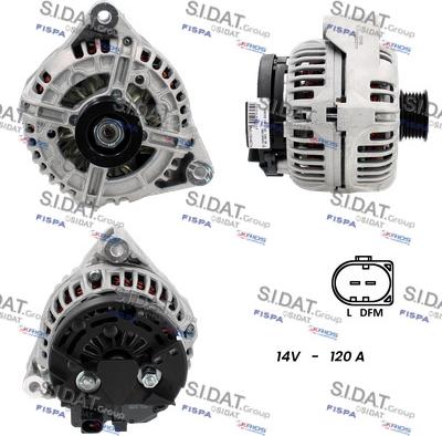 Sidat A12BH0272A2 - Alternateur droxauto.com