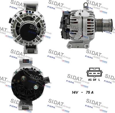Sidat A12BH1153A2 - Alternateur droxauto.com