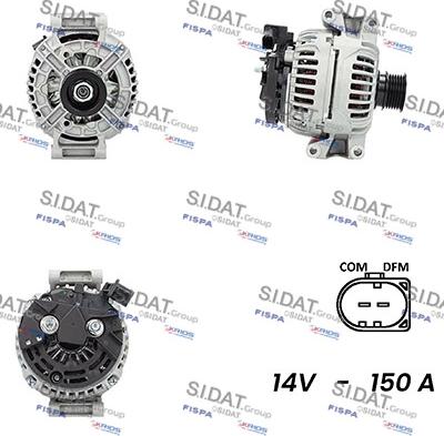 Sidat A12BH1131AS - Alternateur droxauto.com