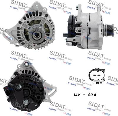 Sidat A12BH1279A2 - Alternateur droxauto.com