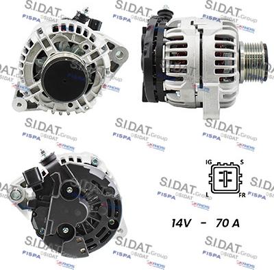 Sidat A12DE0490A2 - Alternateur droxauto.com