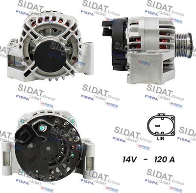 Sidat A12DE0407A2 - Alternateur droxauto.com