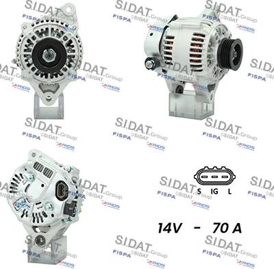 Sidat A12DE0483A2 - Alternateur droxauto.com