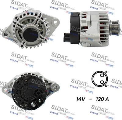 Sidat A12DE0544A2 - Alternateur droxauto.com