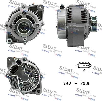 Sidat A12DE0071A2 - Alternateur droxauto.com