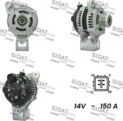 Sidat A12DE0329A2 - Alternateur droxauto.com