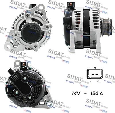 Sidat A12DE0214A2 - Alternateur droxauto.com