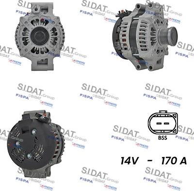 Sidat A12DE0789A2 - Alternateur droxauto.com