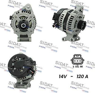 Sidat A12DE1051 - Alternateur droxauto.com