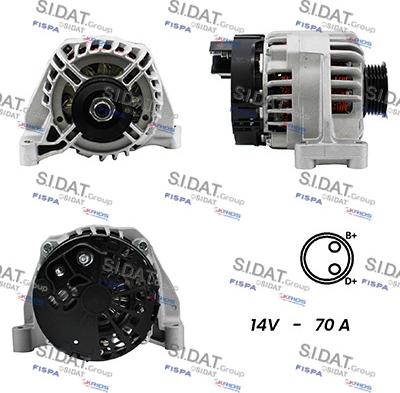 Sidat A12DE1139A2 - Alternateur droxauto.com