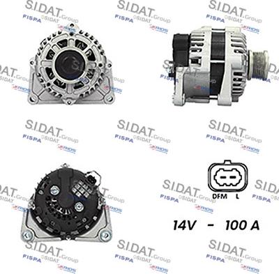 Sidat A12DR0353A2 - Alternateur droxauto.com