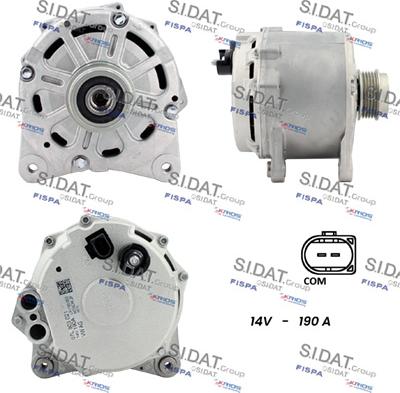 Sidat A12HT1265 - Alternateur droxauto.com