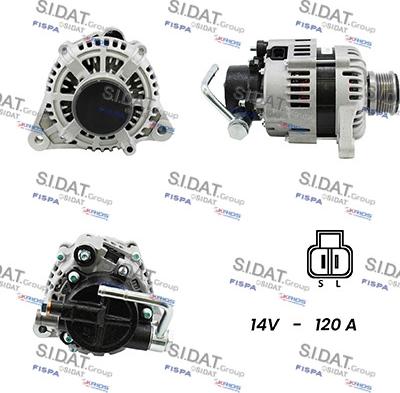 Sidat A12HY0045A2 - Alternateur droxauto.com