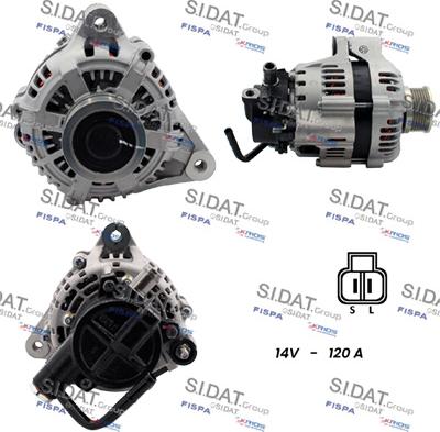 Sidat A12HY0045 - Alternateur droxauto.com