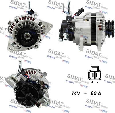 Sidat A12HY0114A2 - Alternateur droxauto.com