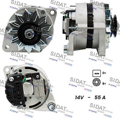 Sidat A12MA0917A2 - Alternateur droxauto.com