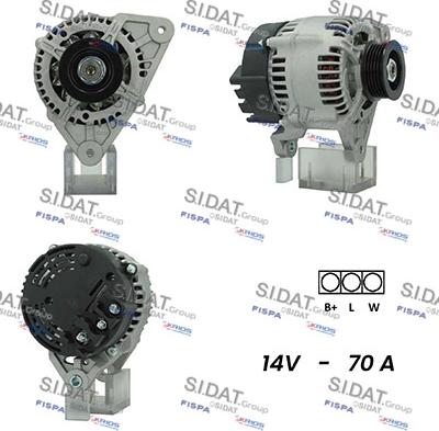 Sidat A12MA1036A2 - Alternateur droxauto.com