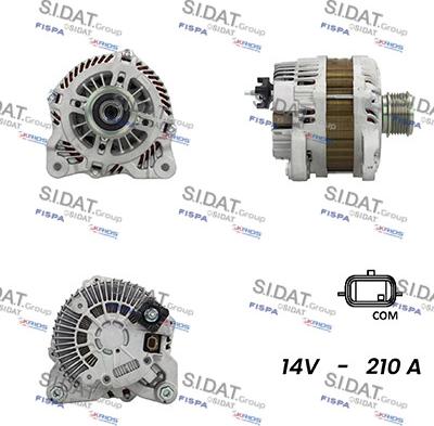 Sidat A12MH0424A2 - Alternateur droxauto.com