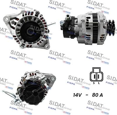 Sidat A12MH0472A2 - Alternateur droxauto.com