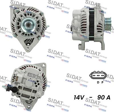 Sidat A12MH0654 - Alternateur droxauto.com