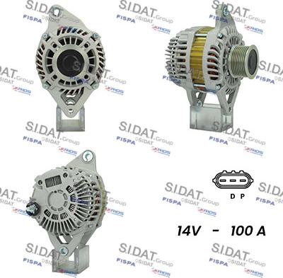 Sidat A12MH0655A2 - Alternateur droxauto.com