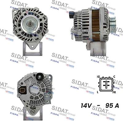 Sidat A12MH0626A2 - Alternateur droxauto.com