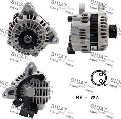Sidat A12MH1132A2 - Alternateur droxauto.com