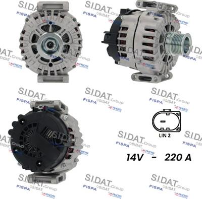Sidat A12VA0971 - Alternateur droxauto.com