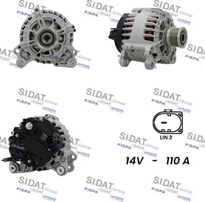 Sidat A12VA0534 - Alternateur droxauto.com