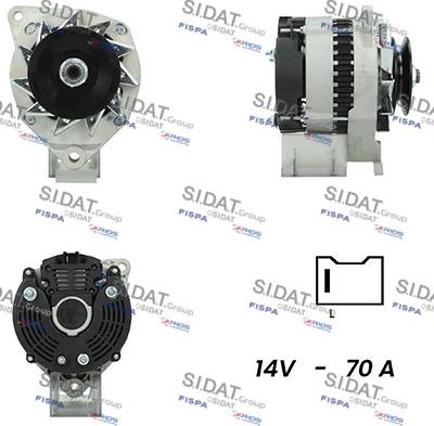 Sidat A12VA0617A2 - Alternateur droxauto.com