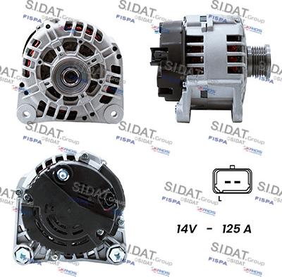 Sidat A12VA0020A2 - Alternateur droxauto.com