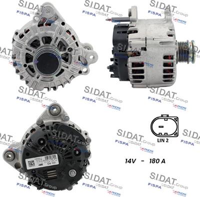 Sidat A12VA0866 - Alternateur droxauto.com