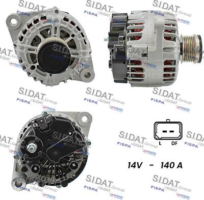 Sidat A12VA0216A2 - Alternateur droxauto.com