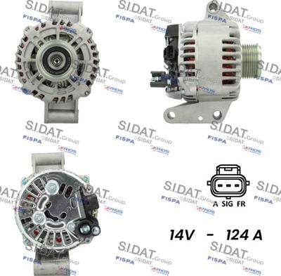 Sidat A12VS0338 - Alternateur droxauto.com