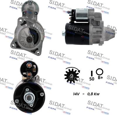 Sidat S12BH0612A2 - Démarreur droxauto.com