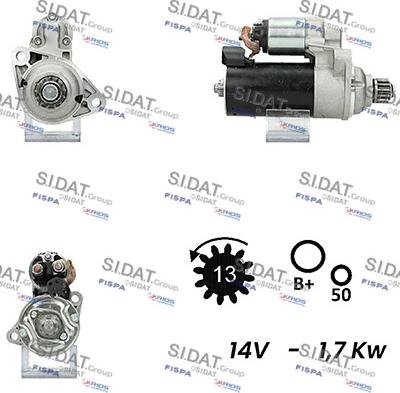 Sidat S12BH0681A2 - Démarreur droxauto.com