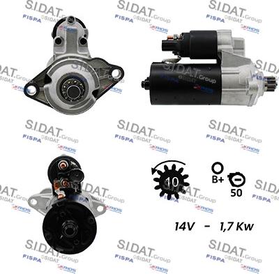 Sidat S12BH0116 - Démarreur droxauto.com