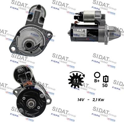 Sidat S12BH0844 - Démarreur droxauto.com