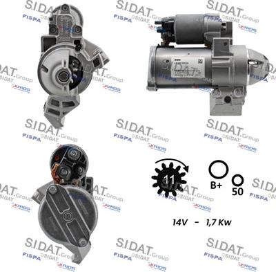 Sidat S12BH0847 - Démarreur droxauto.com