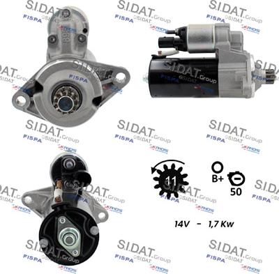 Sidat S12BH0350 - Démarreur droxauto.com