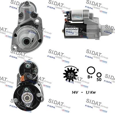 Sidat S12BH0276 - Démarreur droxauto.com