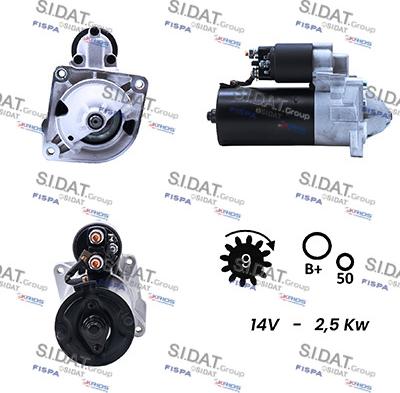 Sidat S12DR0003A2 - Démarreur droxauto.com