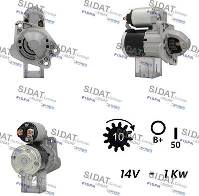 Sidat S12MH0408 - Démarreur droxauto.com