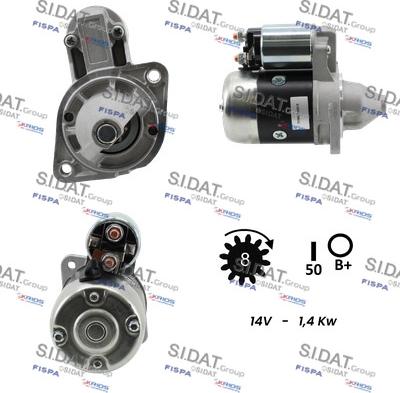Sidat S12MH0546A2 - Démarreur droxauto.com